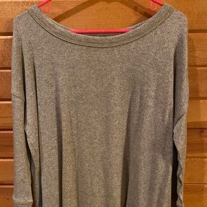 BRAND NEW with tags, shine criss cross long sleeve top